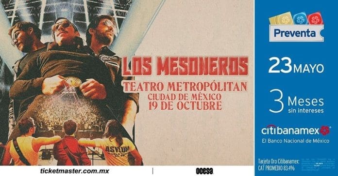 Los Mesoneros anuncian regreso a Ciudad de México Los Mesoneros