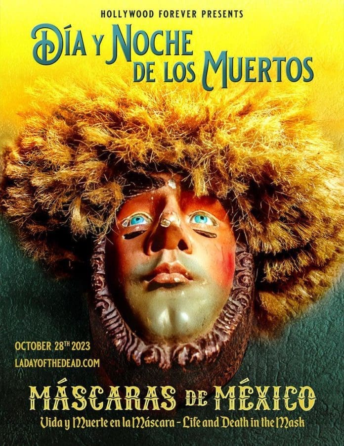 HOLLYWOOD FOREVER PRESENTA SU 24° CELEBRACOION ANUAL DEL DIA DE LOS MUERTOS CON EL TEMAS “MÁSCARAS DE MÉXICO: VIDA Y MUERTE EN LA MASCARA” CON LA PRESENTACION DE BOMBA ESTEREO noche de muertos