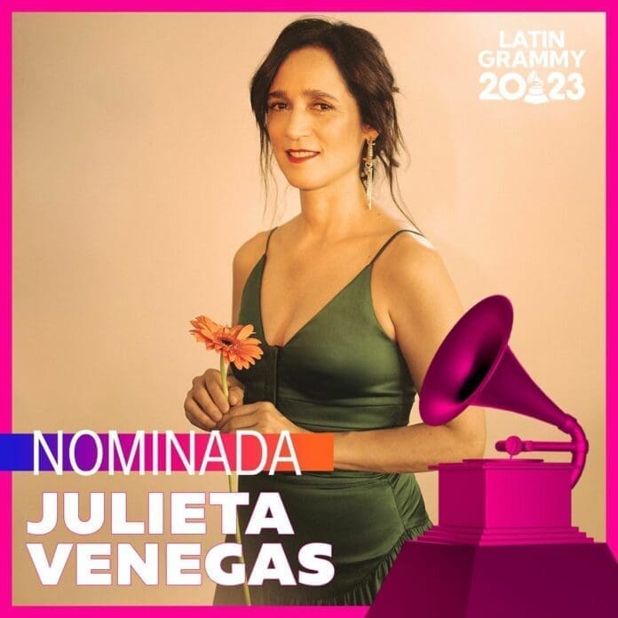 JULIETA VENEGAS RECIBE DOS NOMINACIONES A LOS LATIN GRAMMY® 2023 julieta venegas