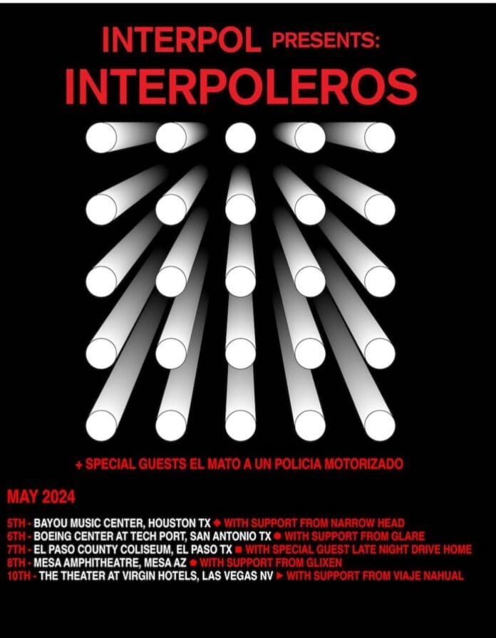 Noticas de Ultimo minuto Interpol presenta: Interpoleros interpoleros interpo may tour