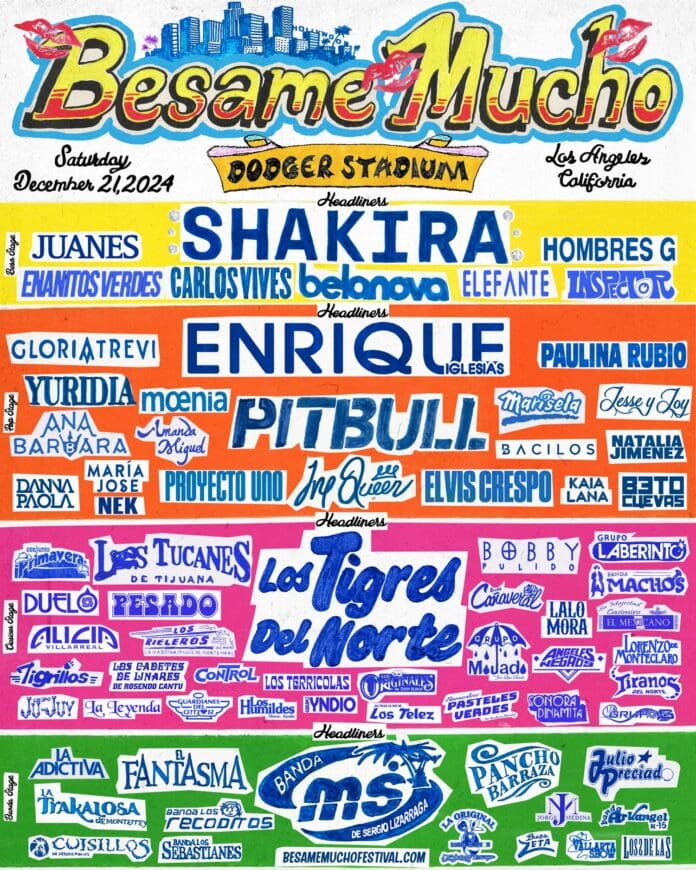 BESAME MUCHO Festival ANUNCIO SU LINEUP PARA ESTE 2024 BESAME MUCHO Festival ANUNCIO SU LINEUP PARA ESTE 2024