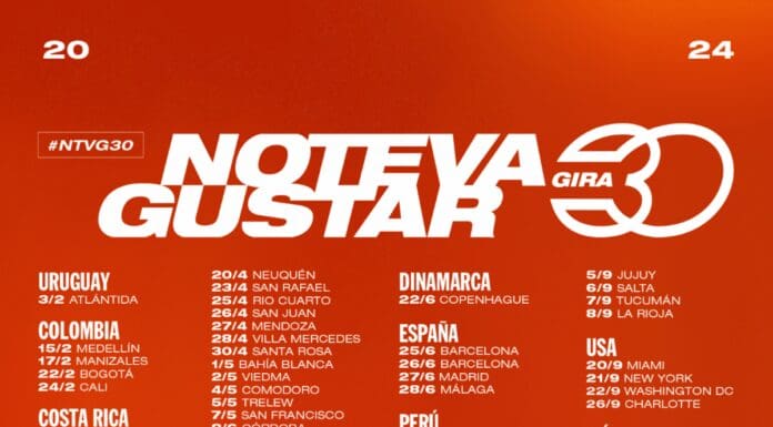 NO TE VA GUSTAR CELEBRA SUS 30 AÑOS CON UNA GIRA INTERNACIONAL EN MAS DE UNA DOCENA DE PAÍSES NO TE VA GUSTAR CELEBRA SUS 30 AÑOS CON UNA GIRA INTERNACIONAL