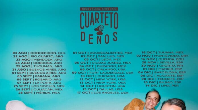 EL CUARTETO DE NOS COMIENZA EL SEGUNDO SEMESTRE DEL AÑO CARGADO DE PRESENTACIONES EN VARIOS PAÍSES Y CON NUEVA MÚSICA EN PUERTA EL CUARTETO DE NOS COMIENZA EL SEGUNDO SEMESTRE DEL AÑO CARGADO DE PRESENTACIONES EN VARIOS PAÍSES Y CON NUEVA MÚSICA EN PUERTA
