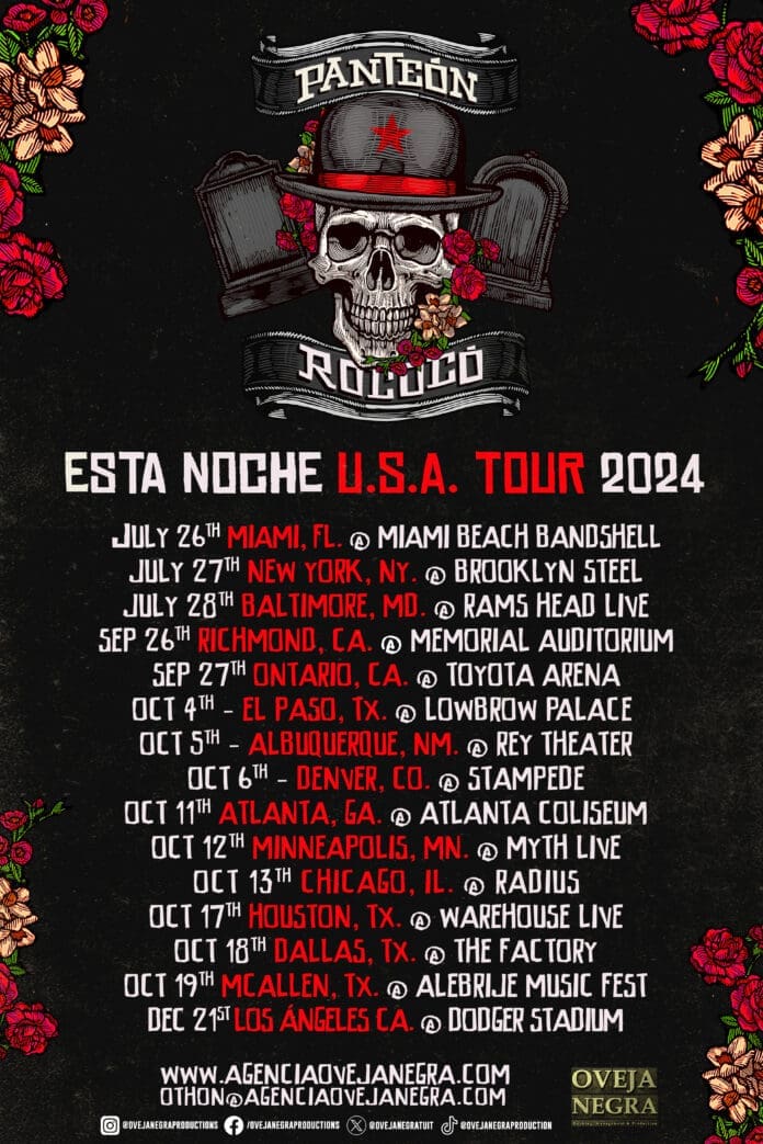 PANTEON ROCOCO ESTA NOCHE USA TOUR 2024 PANTEON ROCOCO ESTA NOCHE USA TOUR 2024