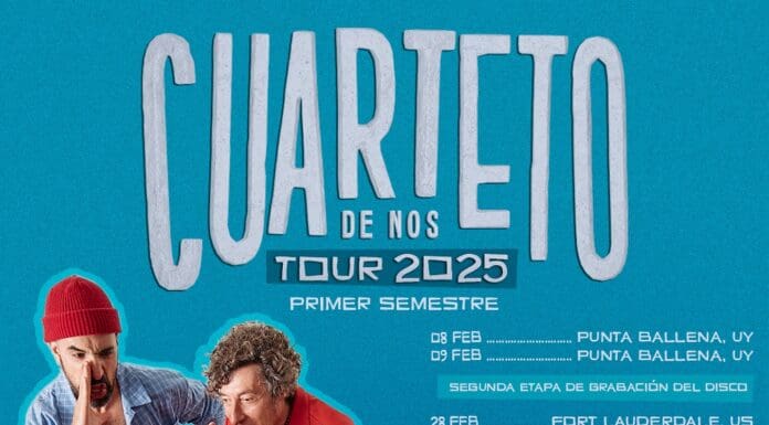 La Icónica banda CUARTETO DE NOS Anuncia las Primeras Fechas de su Gira 2025