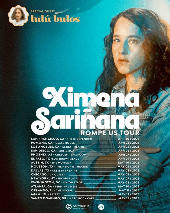 XIMENA SARIÑANA ARRANCA “ROMPE U.S. TOUR”