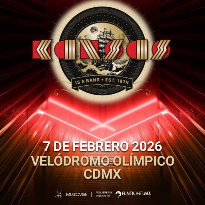 KANSAS VUELVE A MÉXICO A OFRECER CONCIERTO EN EL VELÓDROMO OLÍMPICO: UNA NOCHE DE ROCK ETERNO