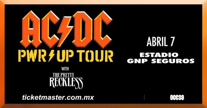 EL POWER UP DE AC/DC LLEGARA A LA CDMX EN 2026