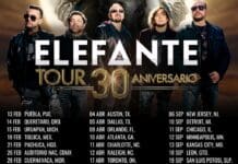 ELEFANTE CELEBRA SU 30.º ANIVERSARIO DE TRAYECTORIA MUSICAL CON UNA GIRA INTERNACIONAL INCLUYENDO MÁS DE 30 FECHAS EN LOS ESTADOS UNIDOS