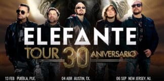 ELEFANTE CELEBRA SU 30.º ANIVERSARIO DE TRAYECTORIA MUSICAL CON UNA GIRA INTERNACIONAL INCLUYENDO MÁS DE 30 FECHAS EN LOS ESTADOS UNIDOS
