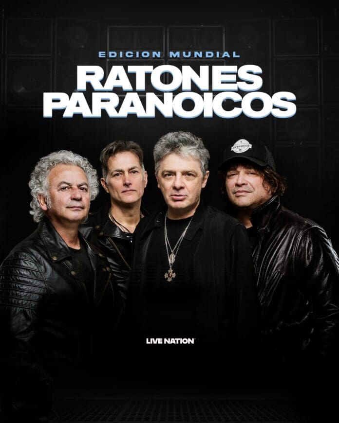 LA LEGENDARIA BANDA DE ROCK ARGENTINO RATONES PARANOICOS ANUNCIA FECHAS POR ESTADOS UNIDOS DE “EDICIÓN MUNDIAL”