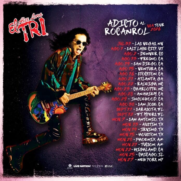 EL TRI ANUNCIA LA ETAPA NORTEAMERICANA DE SU GIRA “ADICTO AL ROCANROL”