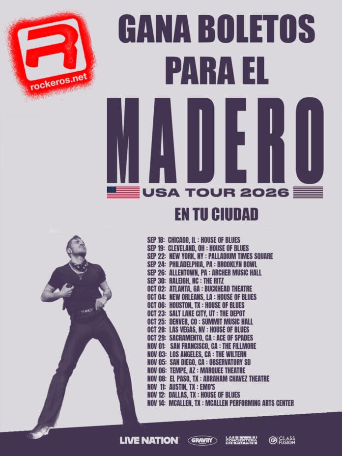 GANA BOLETOS PARA LOS CONCIERTOS DE JOSE MADERO EN USA