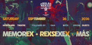 EL 18.º FESTIVAL ANUAL DE CINE HOLA MEXICO ANUNCIA EL ESTRENO EN LOS ANGELES DE LA PELICULA DE LOS CONCIERTOS DE ZOE, MEMOREX + REXSEXEX Y MÁS.